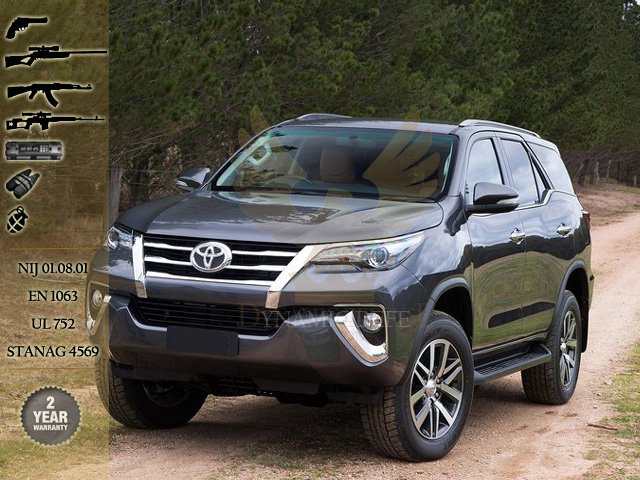 Armored Toyota Fortuner For Sale in UAE Best Armoured Vehicles