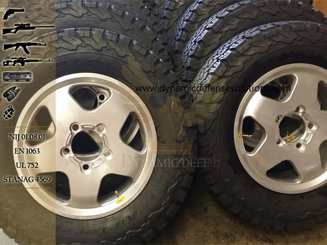 Heavy Duty Tyres and Rims for Armored Vehicles in UAE