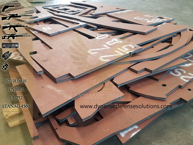 Ballistic & Armored Steel Plates for Armoring cars in UAE