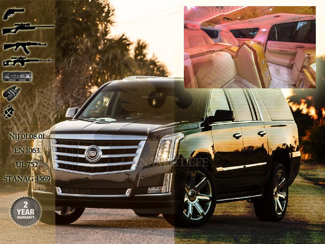 Armored Cadillac Escalade For Sale in UAE Best Armoured Vehicles