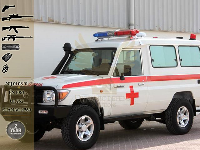 Armored Toyota Land Cruiser 78 Series For Sale in UAE 